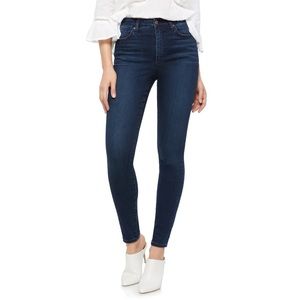 Joes Jeans Mid Rise Dark Wash Skinny Jeans